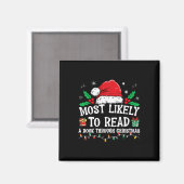 最も家族読のクリスマスに一致する本 マグネット (正面/裏面)