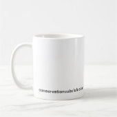 最も小さいトラのロゴのマグ コーヒーマグカップ (左)