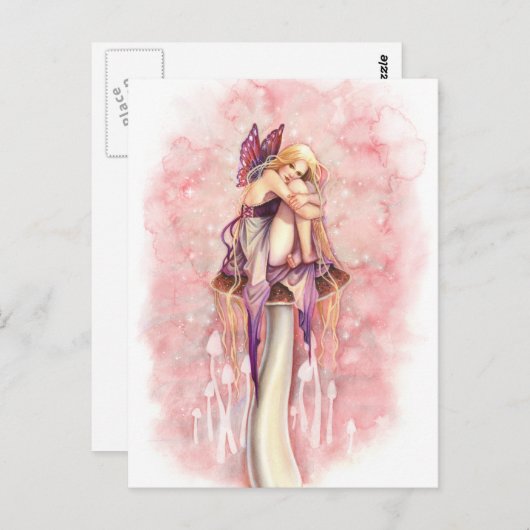 最も小さい妖精はがき ポストカード (正面/裏面)