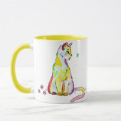 最も小さい猫のマグ マグカップ (左)