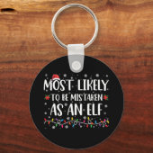 最も小妖精や小人クリスマスと間違えられる キーホルダー (正面)