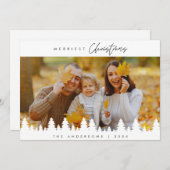 最も幸せなクリスマス 家族の写真 ダウンロード可能 シーズンカード (正面/裏面)