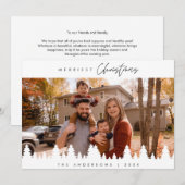 最も幸せなクリスマス 家族の写真 ダウンロード可能 シーズンカード (正面/裏面)