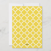 最も幸せなホリデー モダン クワトロフォイル パターン フォト シーズンカード (裏面)