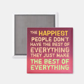 最も幸せな人~磁石利他主義 マグネット (正面/裏面)