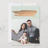 最も幸せな休日のクリスマスカード シーズンカード (正面)