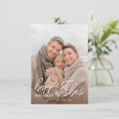 最も幸せな休日の願い手書きの台本写真 シーズンカード (スタンド正面)