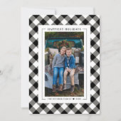 最も幸せな休日ブラックバッファロープライド写真 シーズンカード (正面)