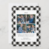 最も幸せな休日ブラックバッファロープライド写真 シーズンカード (裏面)