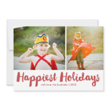 最も幸せな休日レッドスクリプトクリスマスマルチフォト