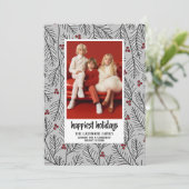 最も幸せな休日 – シルバーブラック赤 – 1写真 シーズンカード (スタンド正面)