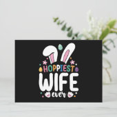 最も幸せな妻 ホッピー家族 イースターバニー 卵 招待状 (スタンド正面)