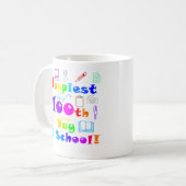 最も幸せな学校の100日カラフル先生 コーヒーマグカップ (正面左)