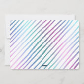 最も幸せな新年(フルブリード写真)ユニコーン シーズンカード (裏面)