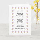 最も幸せな破損(夫のために) カード (黄色い花)