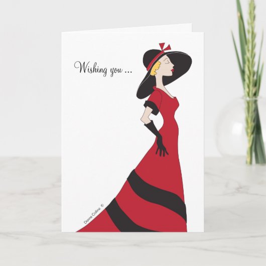 最も幸せな誕生日カード サンキューカード (正面)