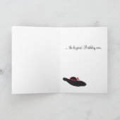 最も幸せな誕生日カード サンキューカード (内部)