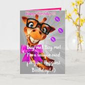 最も幸せな誕生日 カード (黄色い花)