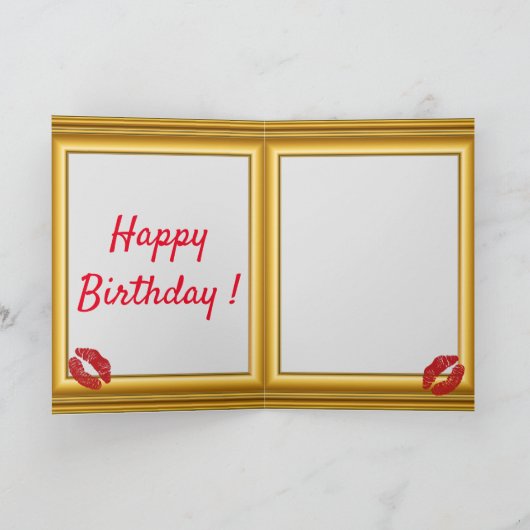 最も幸せな誕生日 カード (内部)