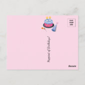 最も幸せな誕生日 - 猫のポストカード ポストカード (裏面)