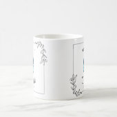 最も幸せなDiwali水の色の星カスタマイズ コーヒーマグカップ (中央)