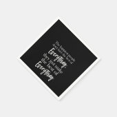 最も幸福な人々は全最高の物を持たない スタンダードカクテルナプキン (角)