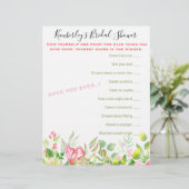 最も広い質問ゲームフローラ赤ちゃんシャワー活動 (スタンド正面)