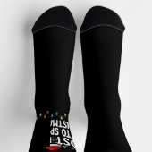 最も広がる可能性が高いクリスマス応援ホリデーファミー ソックス (上部)