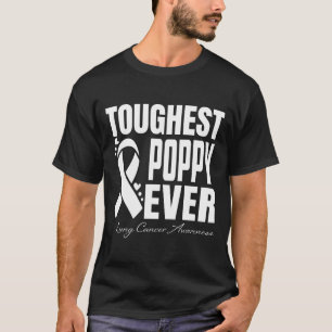 最も強いケシ史上最高の肺がん認識度 Tシャツ