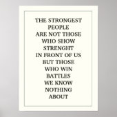 最も強い人は引用文を見せる人ではない ポスター (正面)