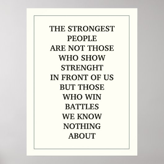 最も強い人は引用文を見せる人ではない ポスター (正面)