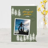 最も強い人物 父の日のカード カード (黄色い花)