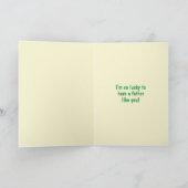 最も強い男の私が知っている ハッピーファザーズデー カード (内部)