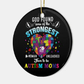 最も強い自閉症の母親 セラミックオーナメント (左)