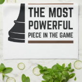 最も強力なゲームピース ブラッククイーン 2 キッチンタオル (折り畳み)