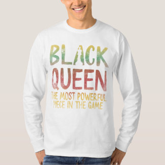 最も強力なチェスの黒人女王 アフリカ系アメリカ人 H Tシャツ