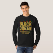 最も強力なチェスの黒人女王 アフリカ系アメリカ人 H Tシャツ (正面フル)