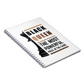 最も強力な駒 ブラック・クイーン 2 ノートブック (右側)