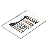 最も強力な駒 ブラック・クイーン 2 ノートブック (左側)