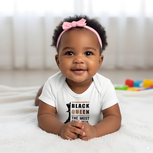 最も強力な駒 ブラック・クイーン 2 ベビーボディスーツ