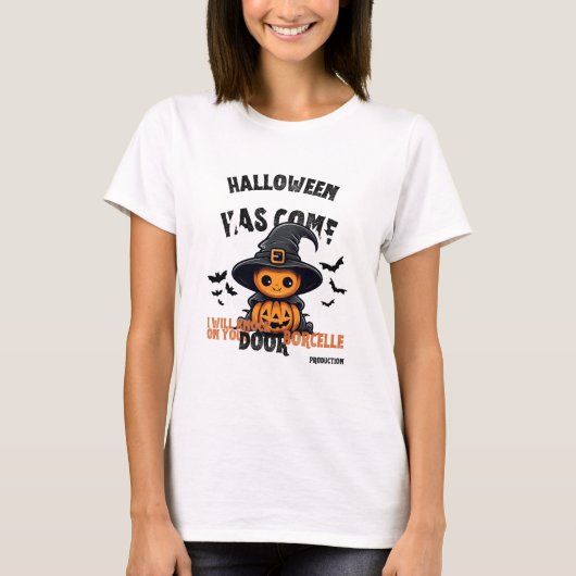 最も怖いハロウィンのいたずら！👻 Tシャツ (正面)