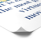 最も思いやりの心 – 思いやりの引用文 ポスター (角)