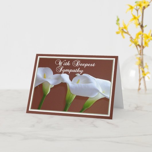 最も悔やみや弔慰の多い カード (黄色い花)