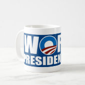 最も悪い大統領 コーヒーマグカップ (正面左)
