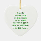 最も悲しい日 セラミックオーナメント (裏面)