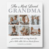 最も愛されたおばあちゃんの写真 フォトプラーク (正面)