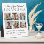 最も愛されたおばあちゃんの写真 フォトプラーク (側面)