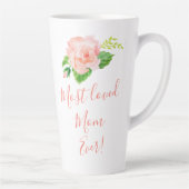 最も愛されたママエバーかわいらしバラ カフェラテマグ (右)