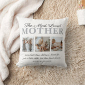 最も愛された母の写真 クッション (ブランケット)