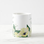 最も愛されるグラミーかわいらしワイルドバラハンターグリーン コーヒーマグカップ (中央)